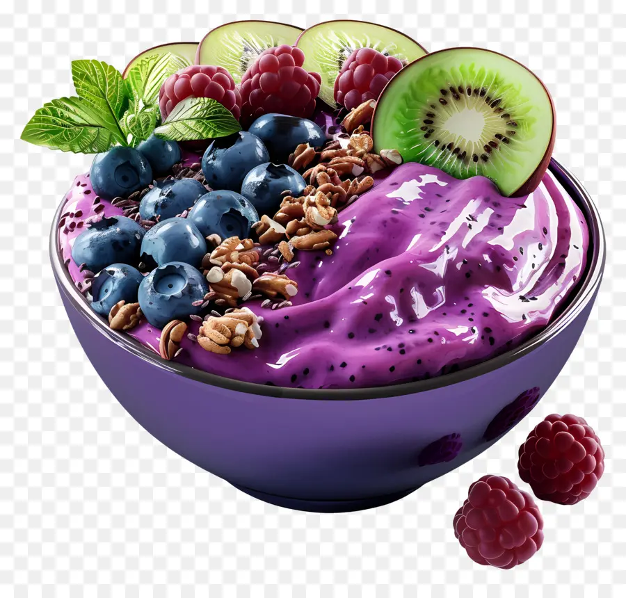 ชาม Acai，ชามผลไม้ PNG