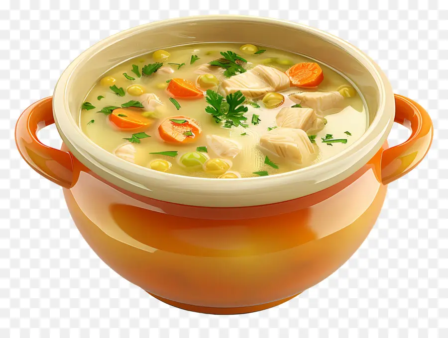 ซุปไก่，ชาม PNG