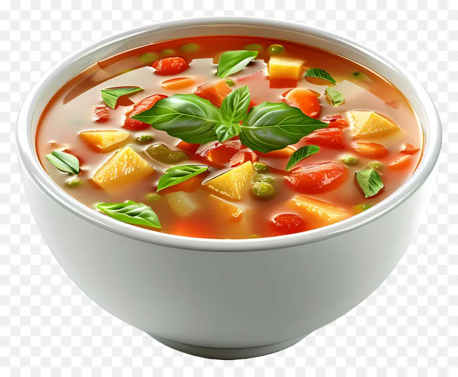 ซุป Minestrone，ซุปผัก PNG