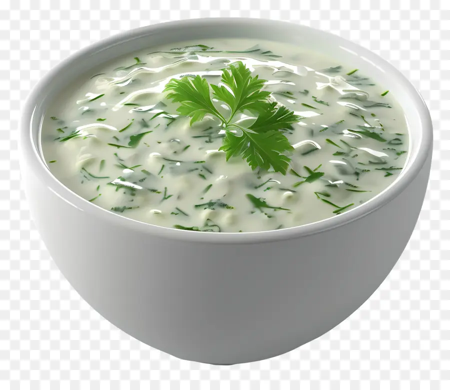 Raita สีเขียว，ซอสโยเกิร์ต PNG