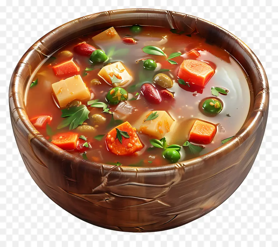 ซุป Minestrone，ซุปผัก PNG