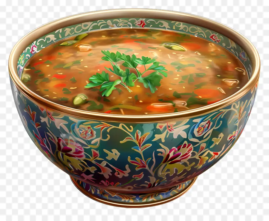 ซุป Minestrone，ชามซุป PNG