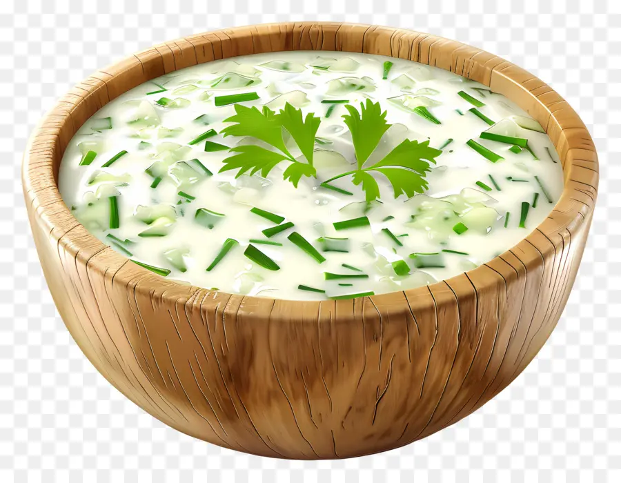 Raita สีเขียว，ชามซุป PNG