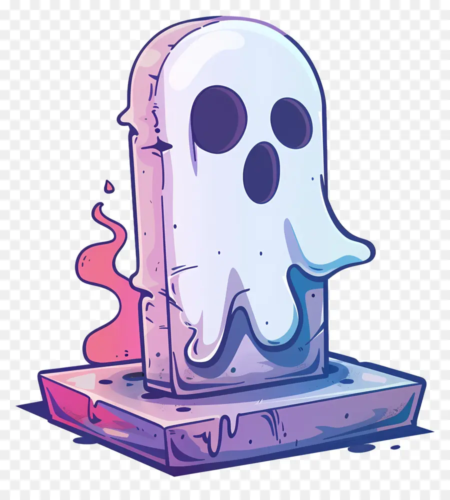 Halloween Ghost Tombstone，ผี PNG