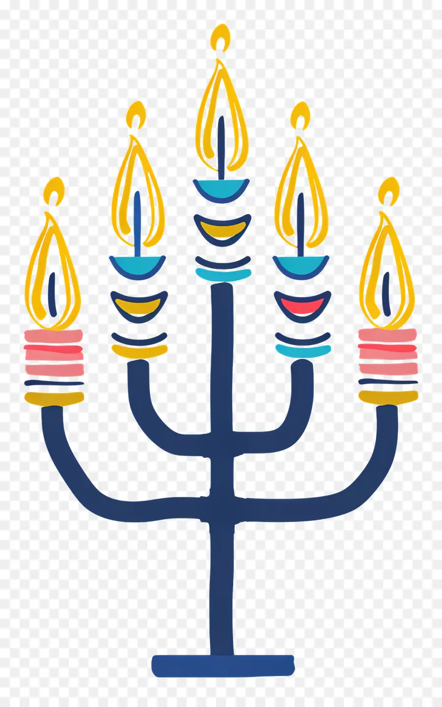 Hanukkah Menorah，เมโนราห์ PNG