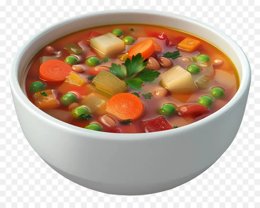 ซุป Minestrone，ซุปผัก PNG