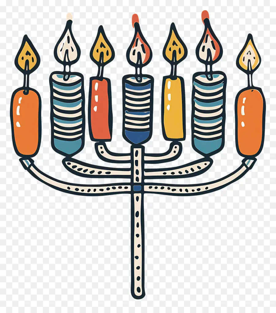 Hanukkah Menorah，เมโนราห์ PNG