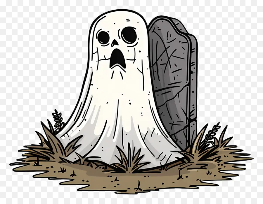 Halloween Ghost Tombstone，ผีและหลุมฝังศพ PNG