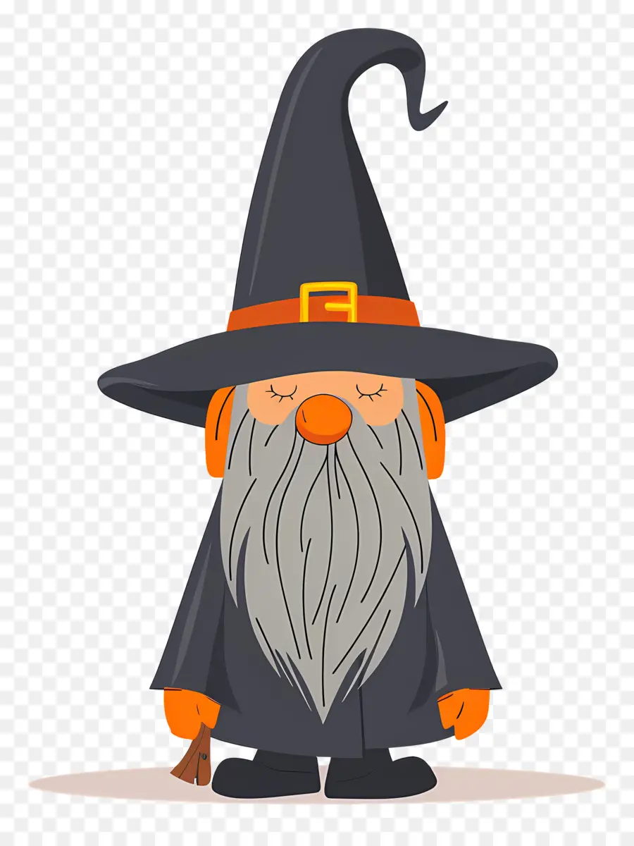 Gnome Halloween，พ่อมด PNG