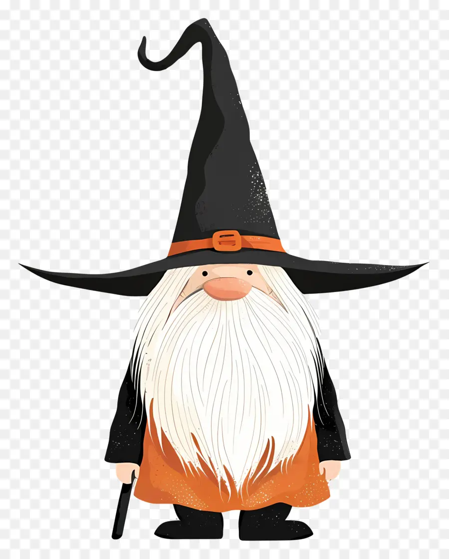 Gnome Halloween，พ่อมด PNG