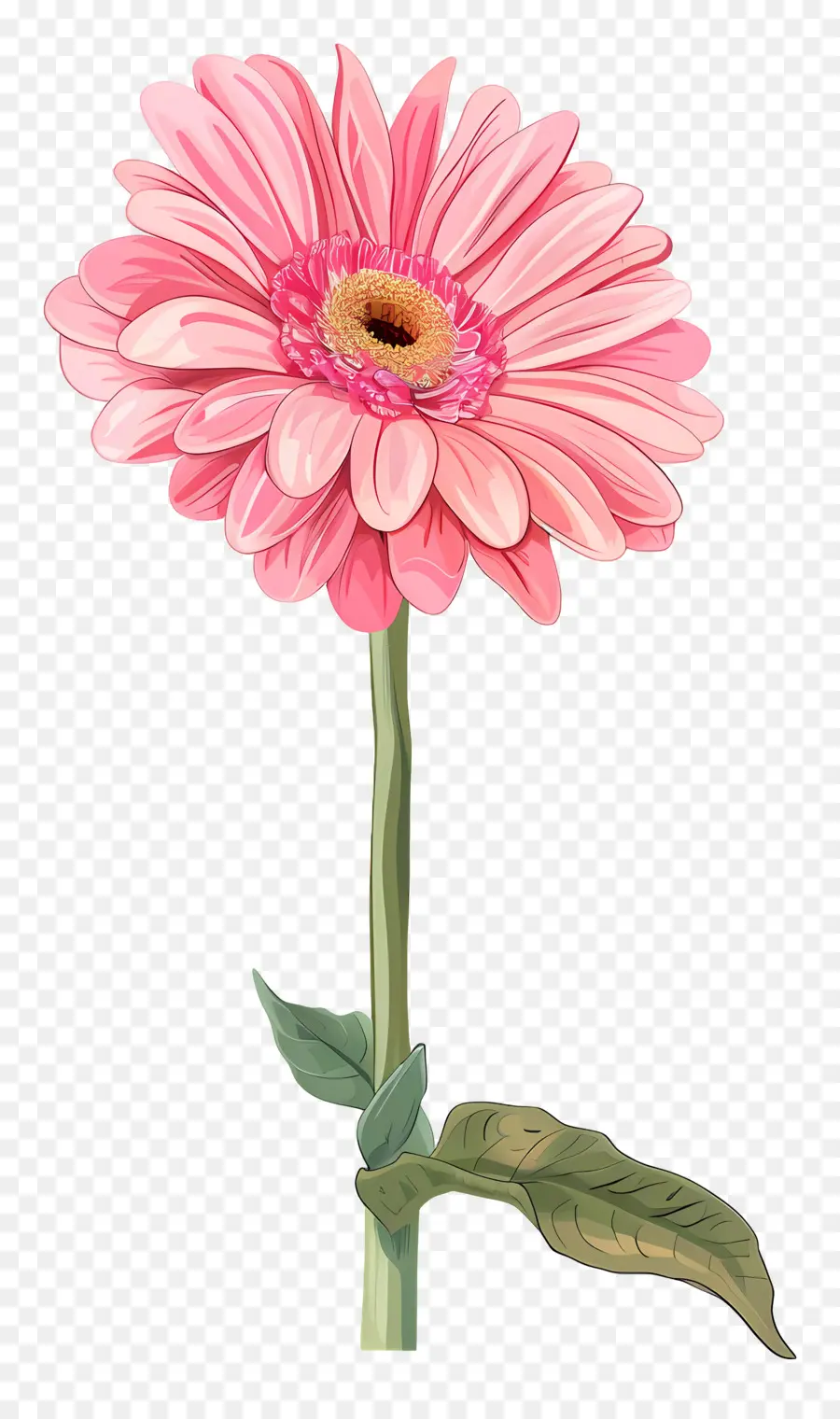 สีชมพู Gerbera，ดอกไม้สีชมพู PNG