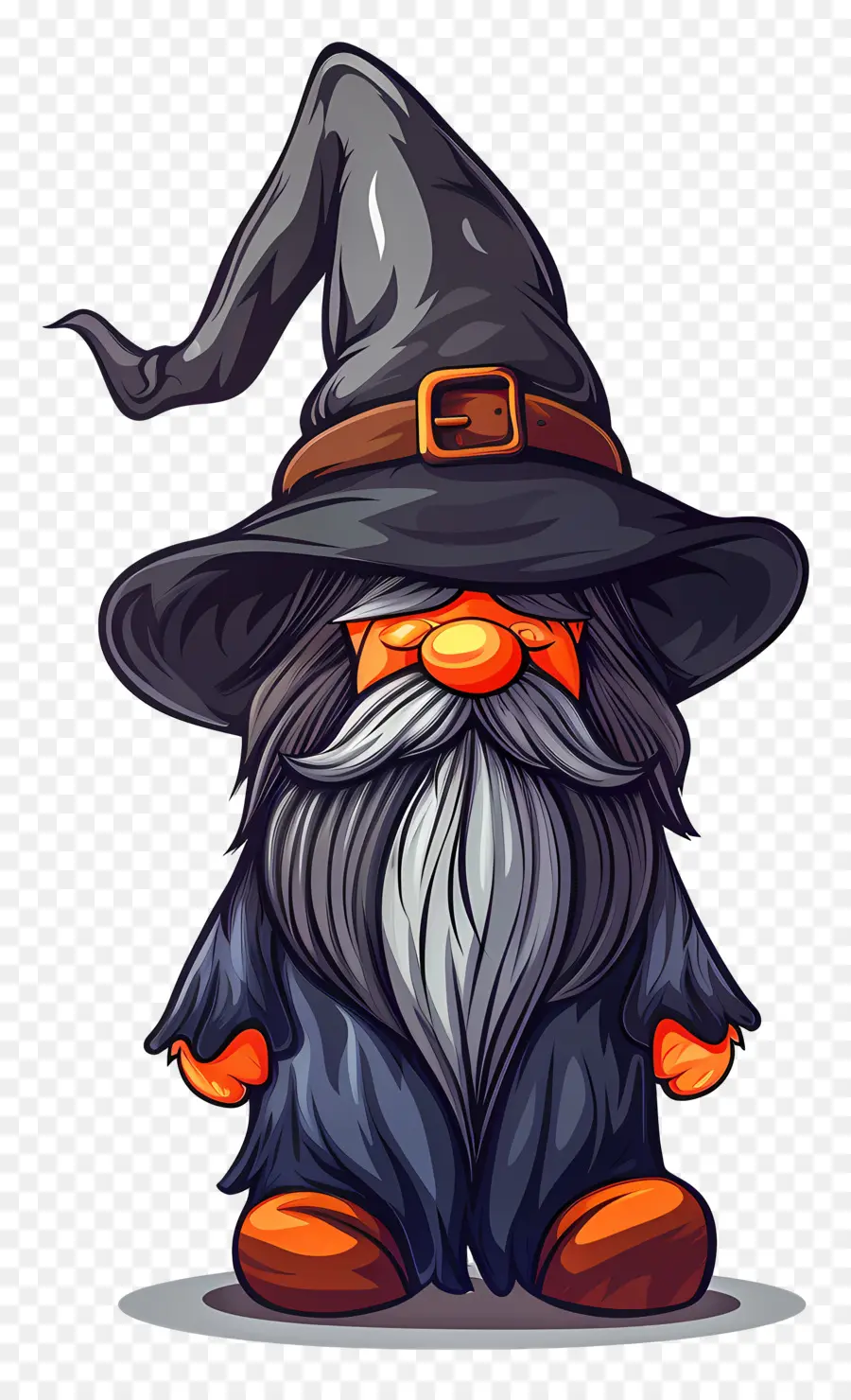 Gnome Halloween，พ่อมด PNG