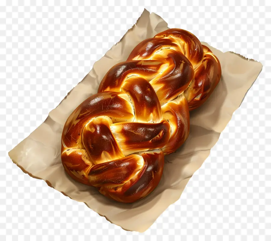 ขนมปัง Challah，ขนมปังถัก PNG