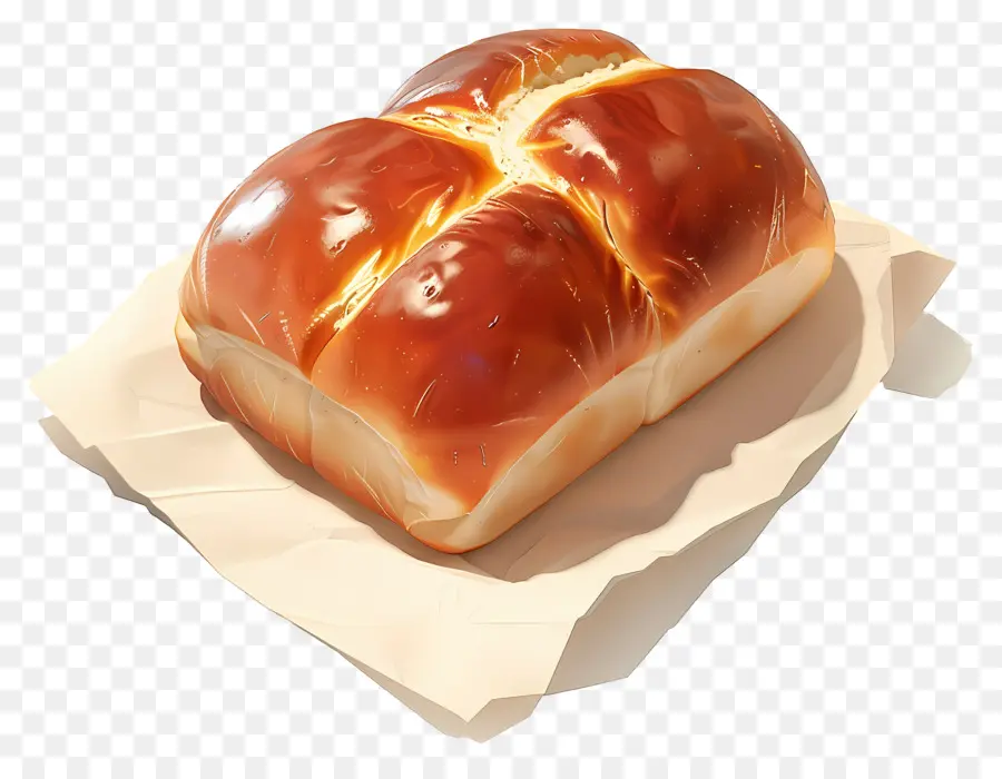 Brioche Bread，ขนมปัง PNG