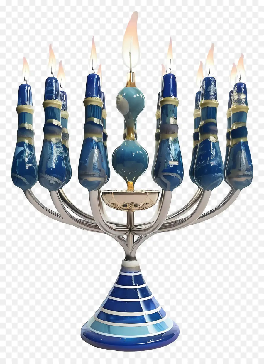 Hanukkah Menorah，เมโนราห์ PNG