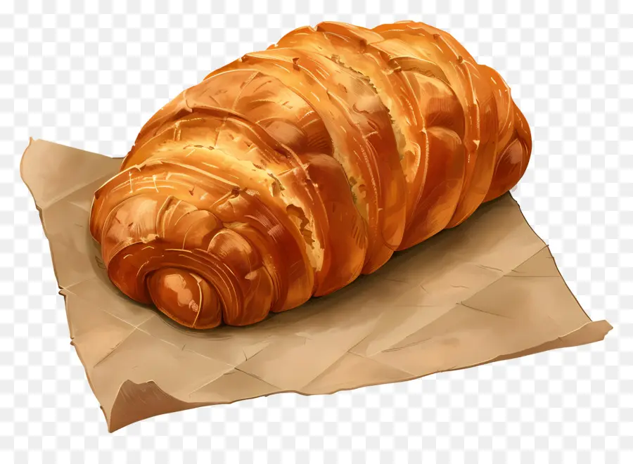 Brioche Bread，ครัวซองต์ PNG