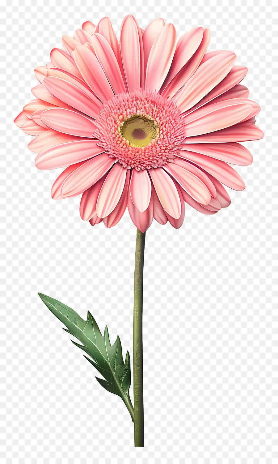 สีชมพู Gerbera，ดอกไม้สีชมพู PNG