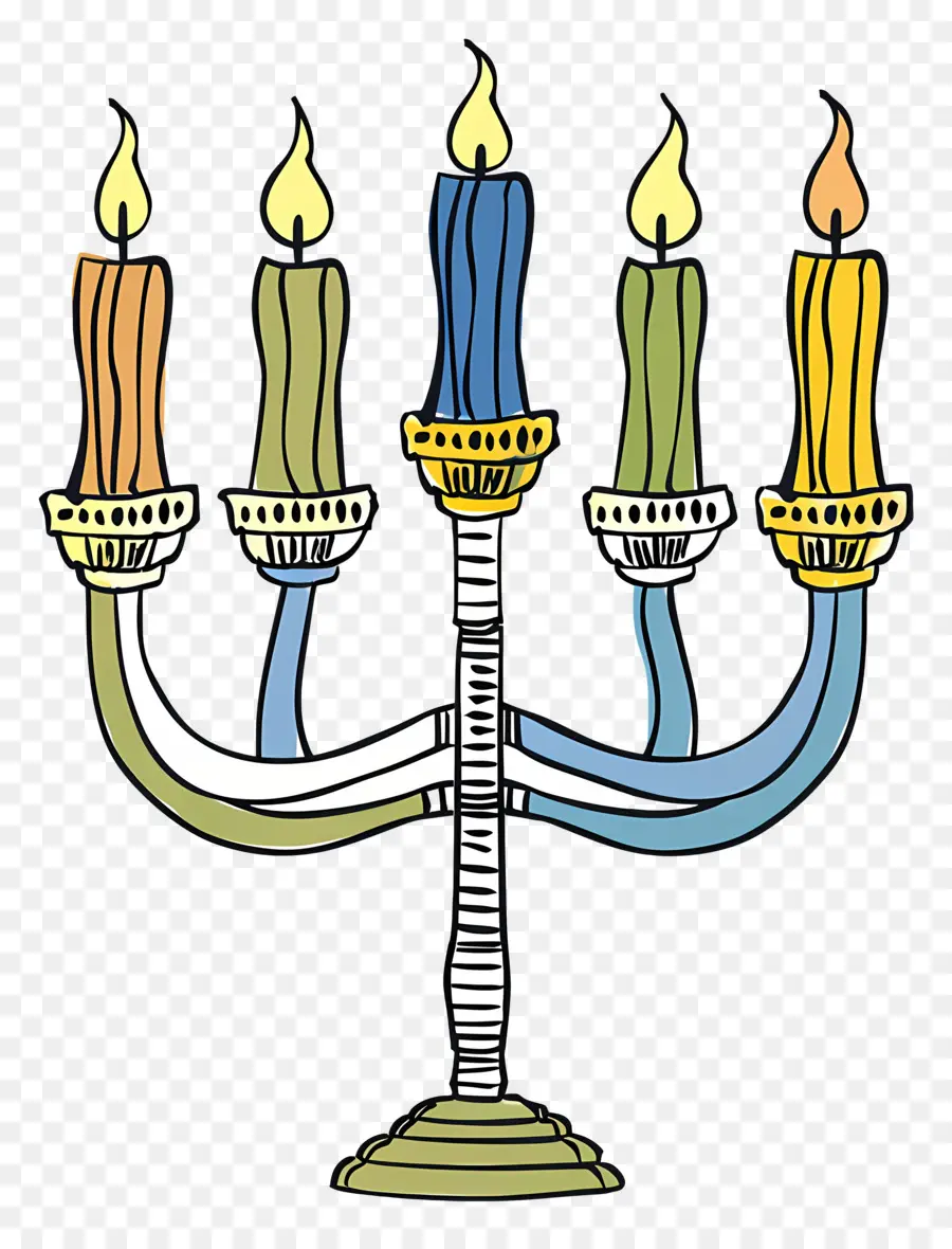 Hanukkah Menorah，เมโนราห์ PNG