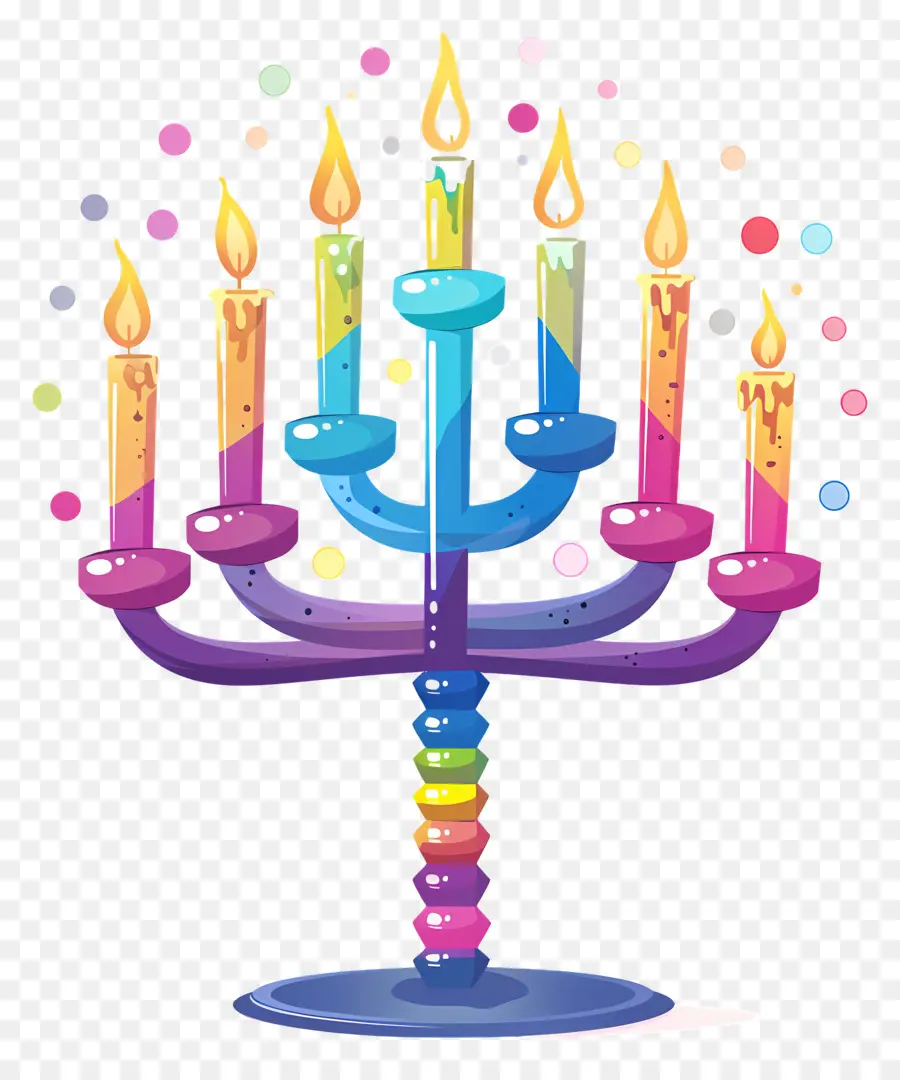 Hanukkah Menorah，เมโนราห์ PNG