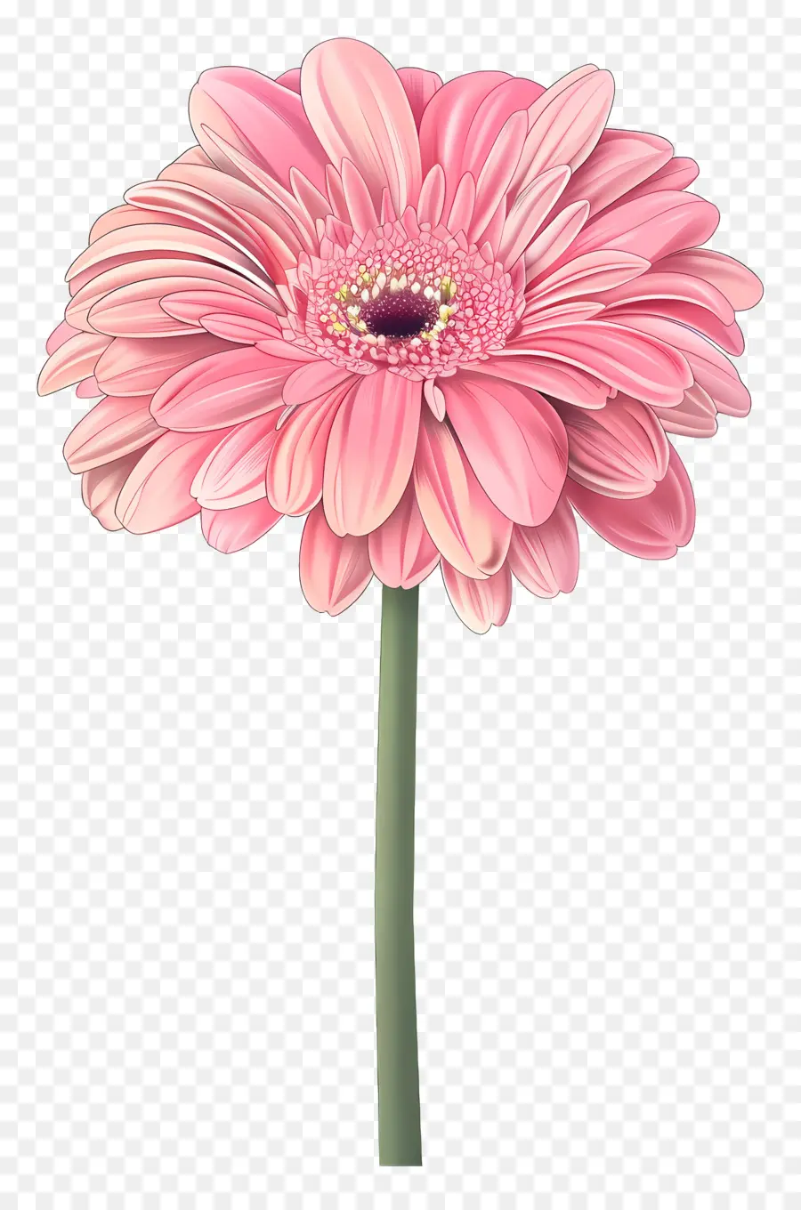 สีชมพู Gerbera，ดอกไม้สีชมพู PNG