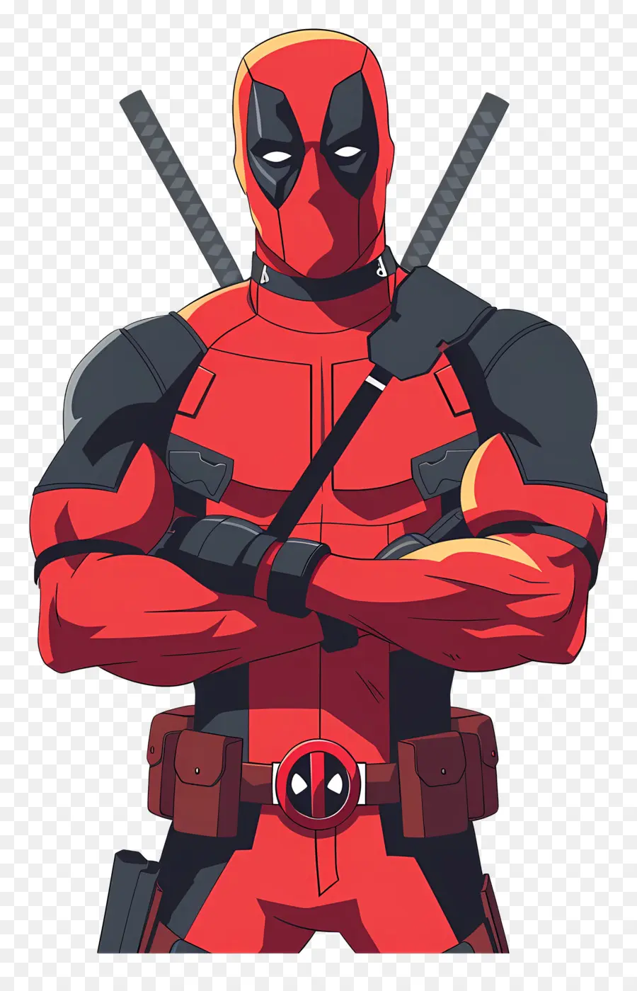 Deadpool เคลื่อนไหว，ซูเปอร์ฮีโร่ในชุดสูทสีส้ม PNG