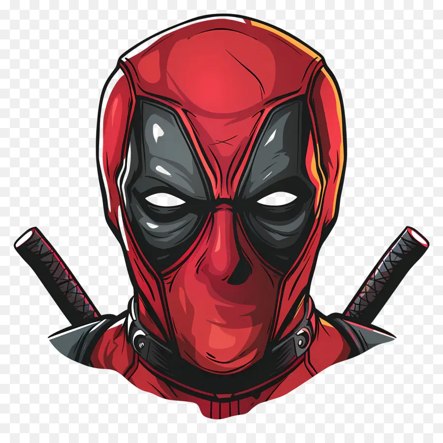 หน้าการ์ตูน Deadpool，หน้ากากซูเปอร์ฮีโร่ PNG