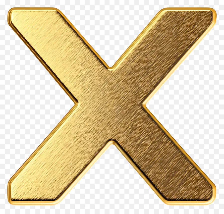 ทอง X，Golden X PNG