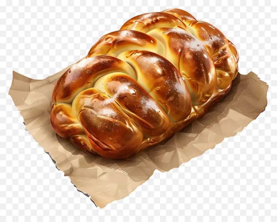 Brioche Bread，ขนมปัง PNG