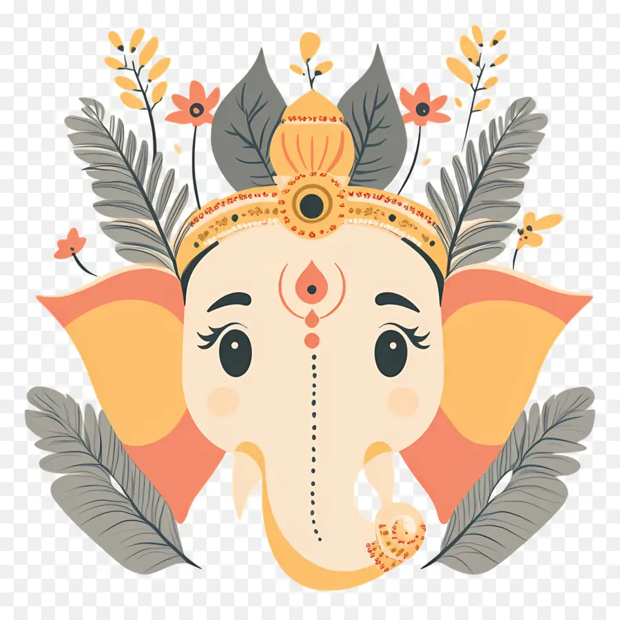 Ganesh Chaturthi，หัวช้าง PNG