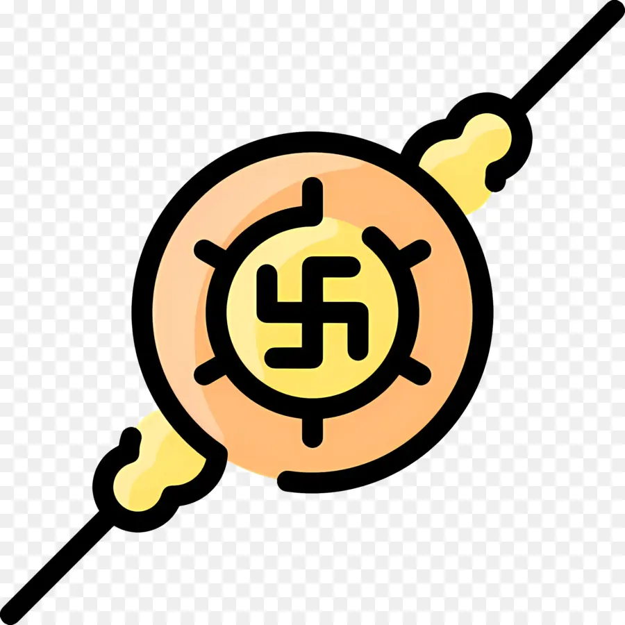 Raksha Bandhan，สัญลักษณ์ Swastika PNG