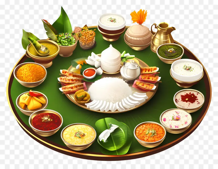 Onam Sadya，มื้ออาหารแบบดั้งเดิม PNG