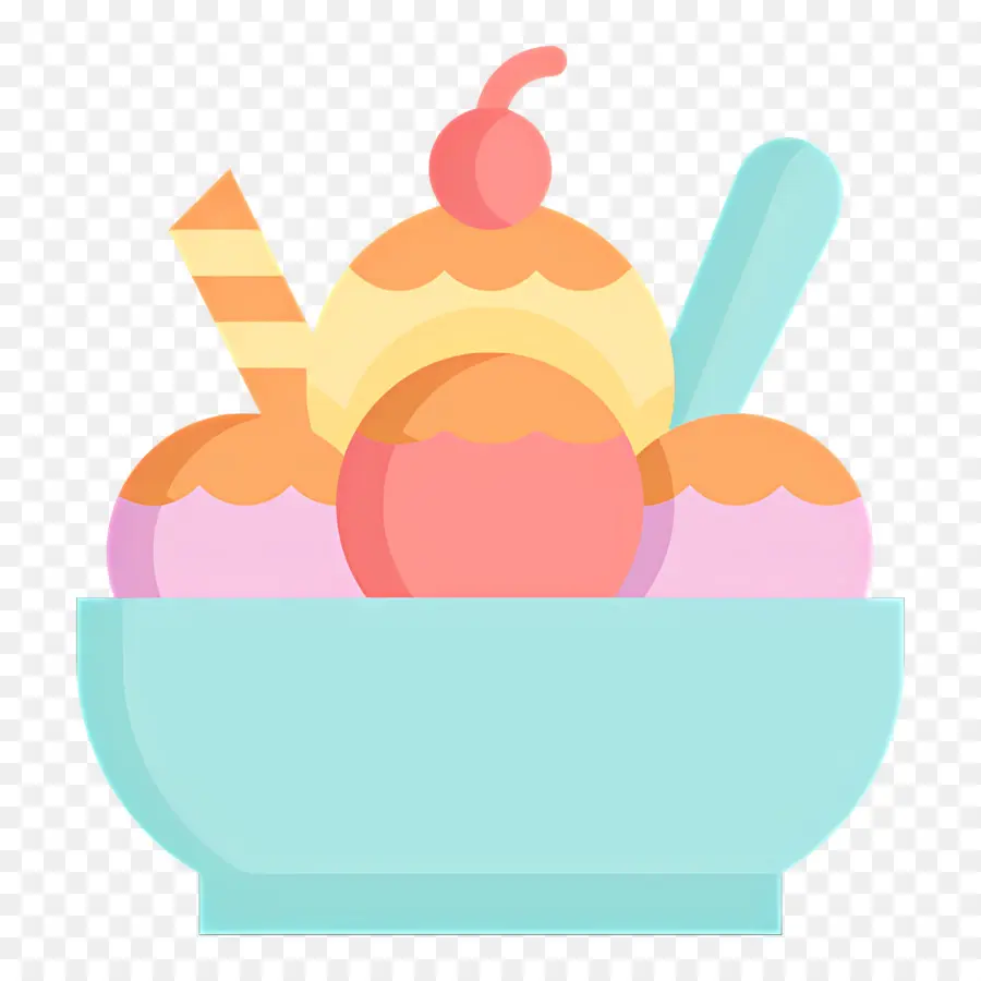 ไอศกรีม Sundae，ไอศครีม PNG