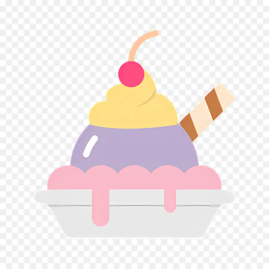 ไอศกรีม Sundae，ไอศครีม PNG