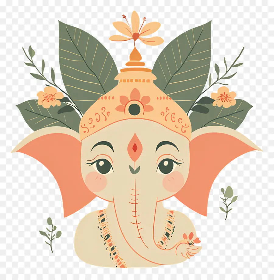 Ganesh Chaturthi，หัวช้าง PNG