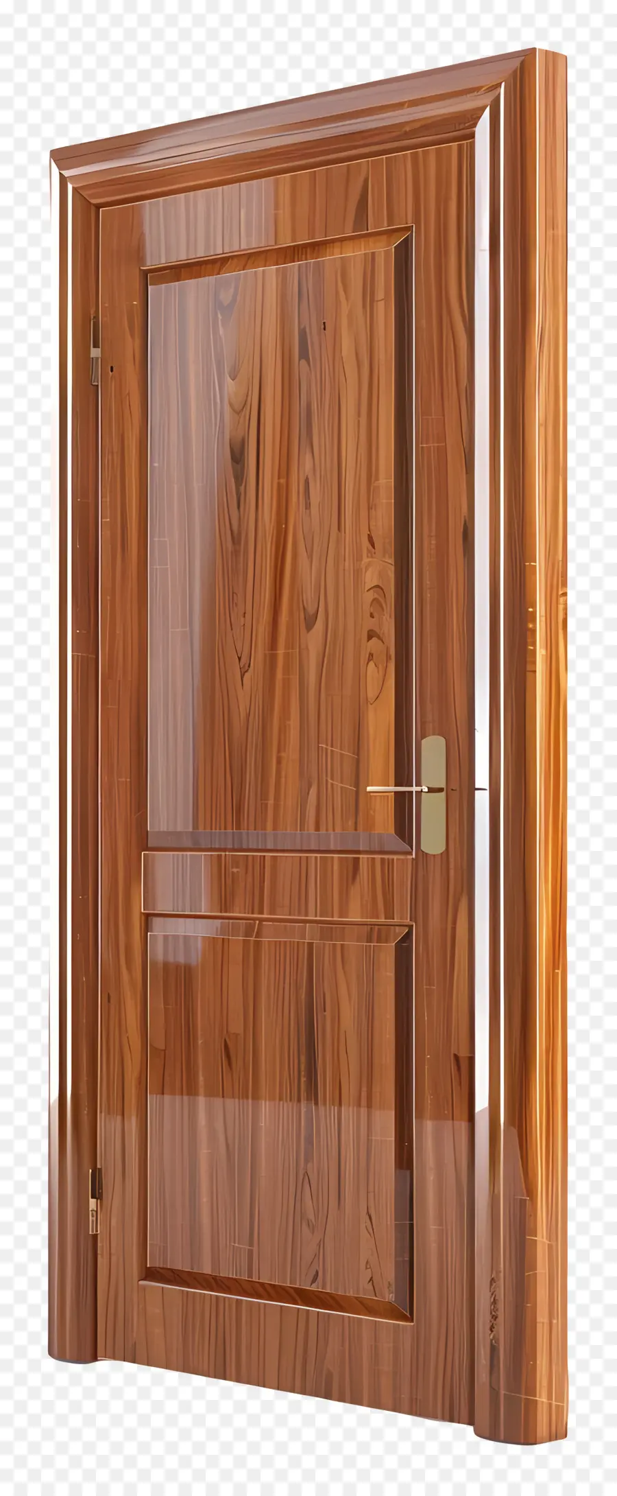 3d Modern Door，ประตูไม้ PNG