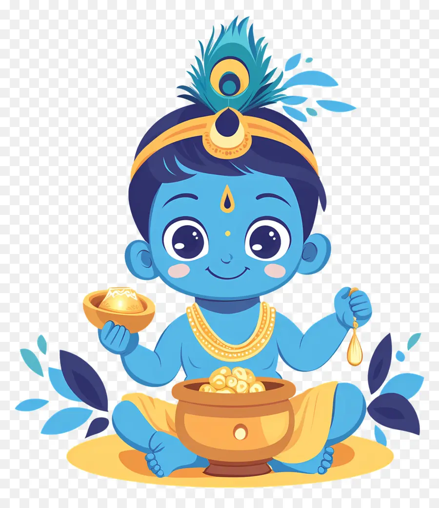 Krishna Janmashtami，ลูกกฤษณะ PNG