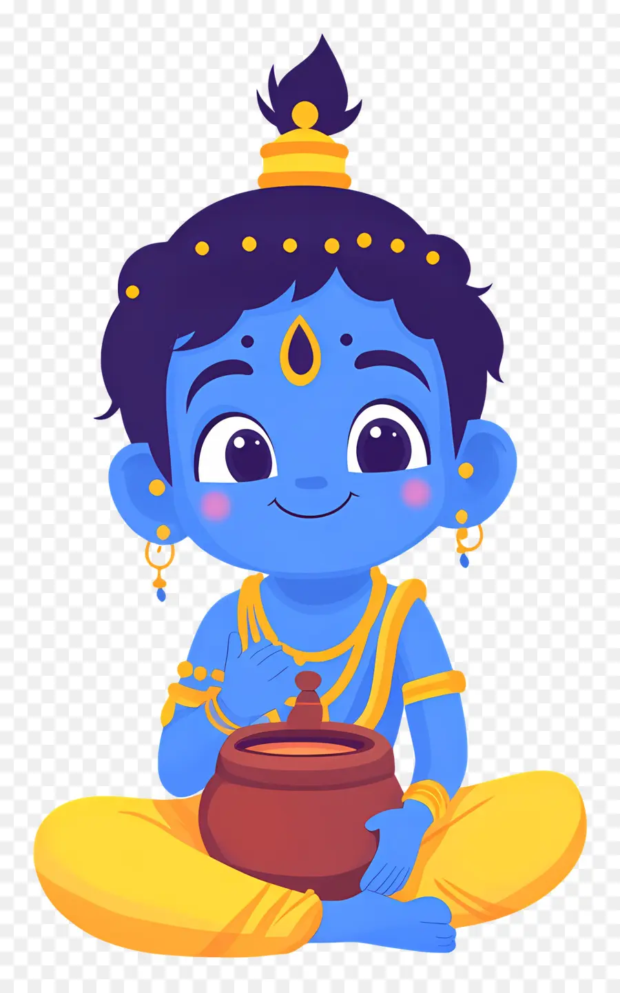 Krishna Janmashtami，เด็กชายสีฟ้า PNG