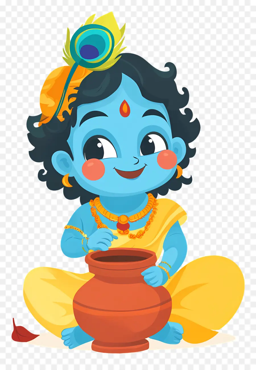 Krishna Janmashtami，ลูกกฤษณะ PNG