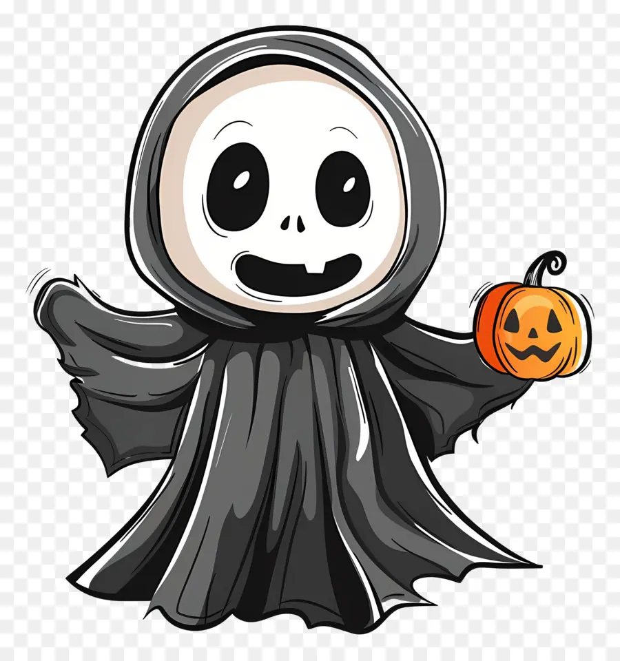 ชุดฮาโลวีน，Grim Reaper PNG