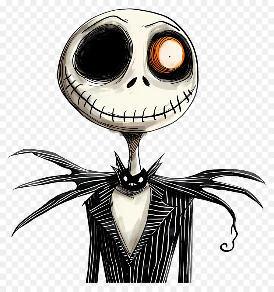 แจ็ค Skellington，ตัวละครโครงกระดูก PNG