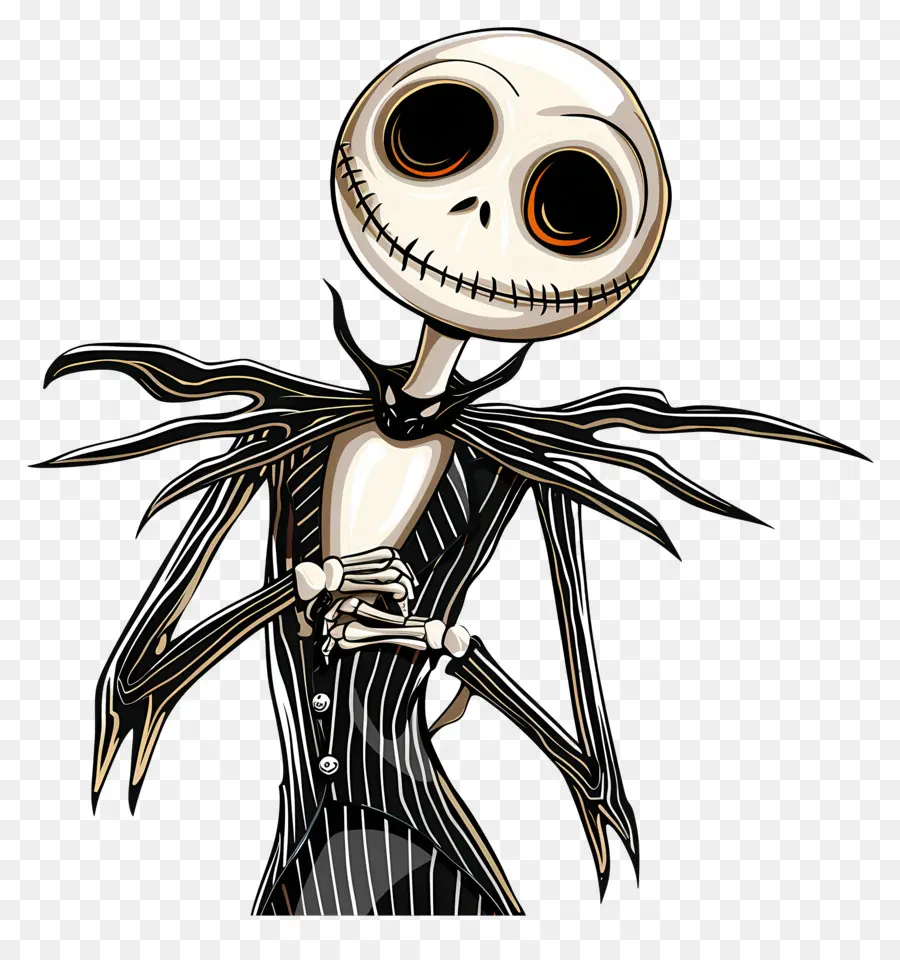 แจ็ค Skellington，ตัวละครโครงกระดูก PNG