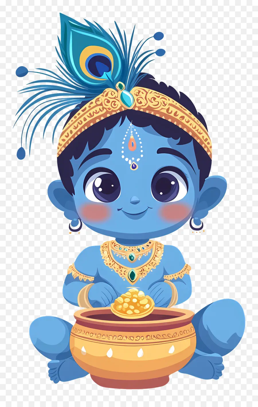 Krishna Janmashtami，ลูกกฤษณะ PNG