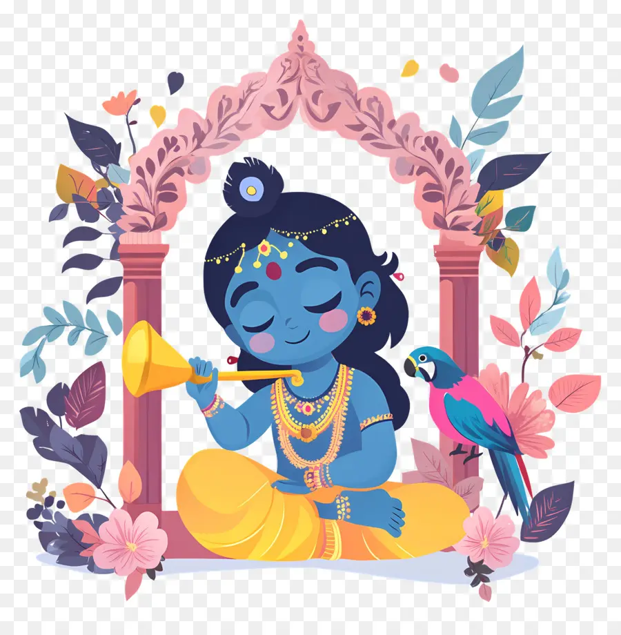 Krishna Janmashtami，กฤษณะ PNG