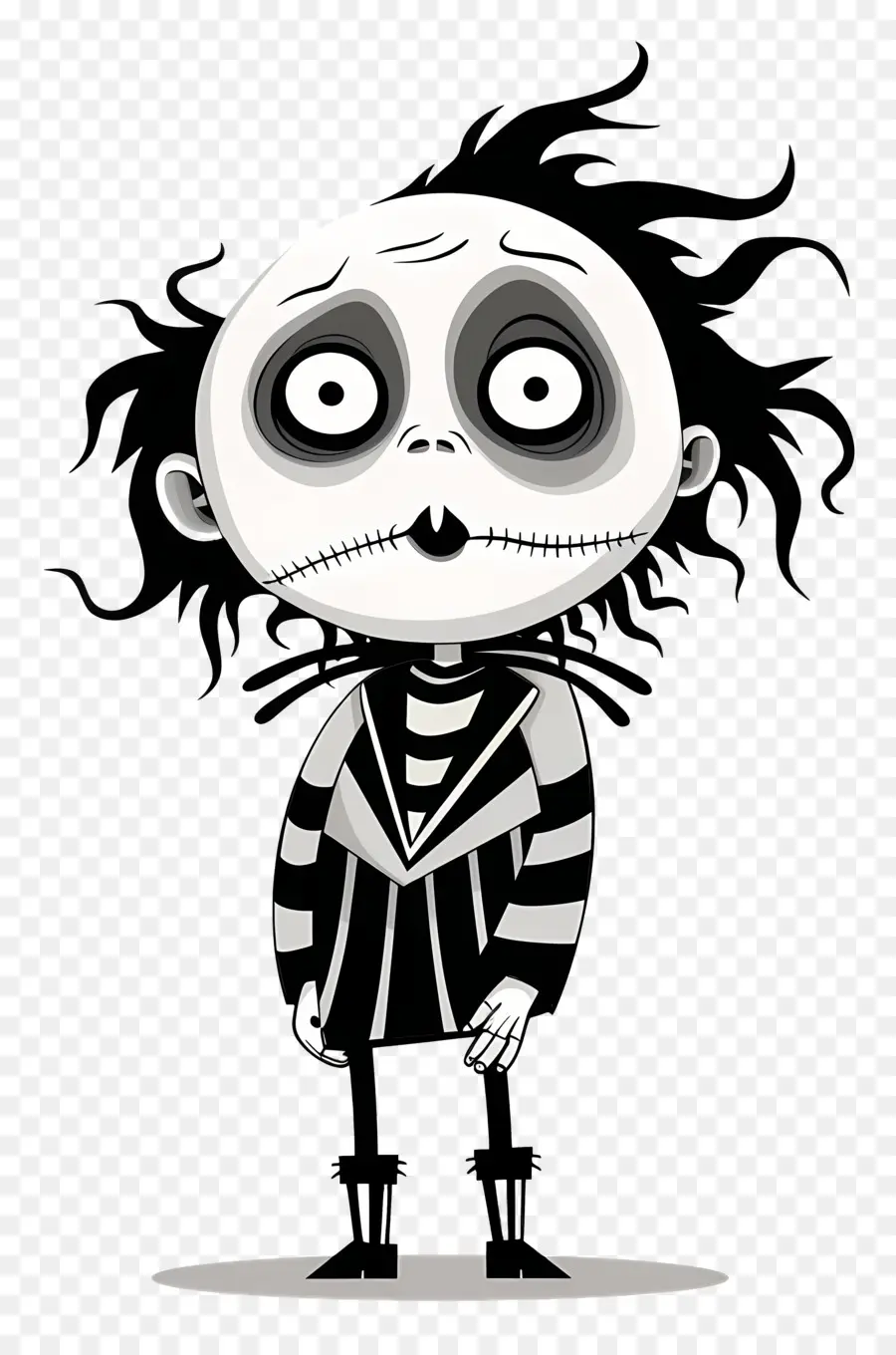 Beetlejuice，ตัวละครกอธิค PNG