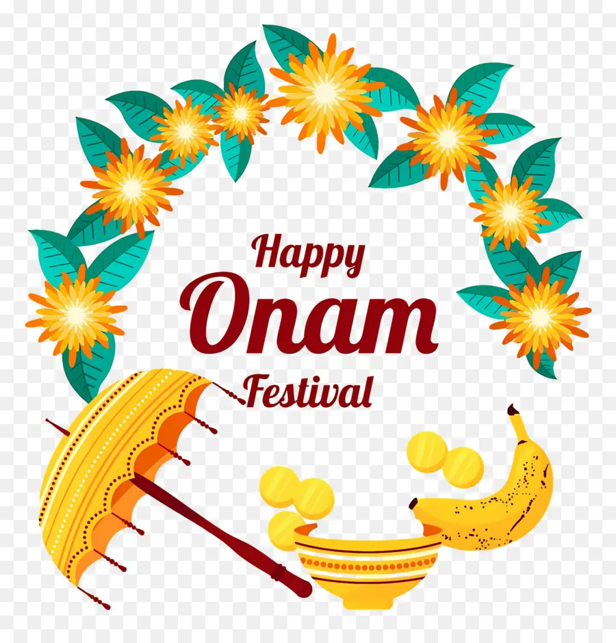 มีความสุข Onam，เทศกาล Onam PNG