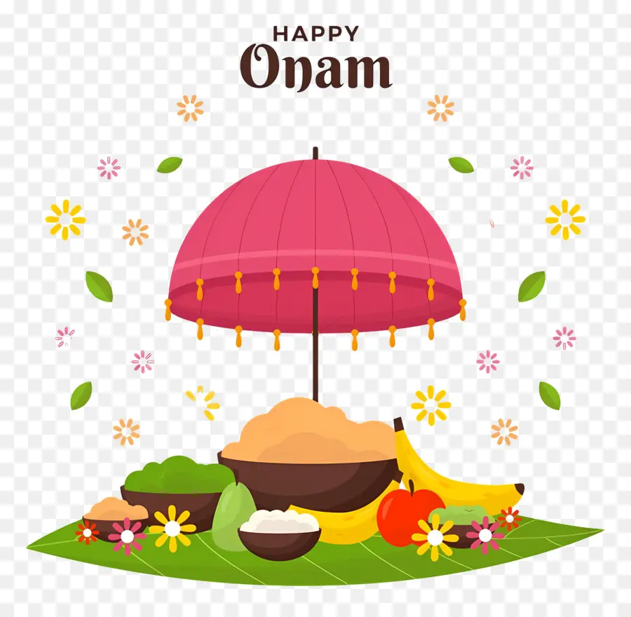 มีความสุข Onam，งานเลี้ยง Onam PNG