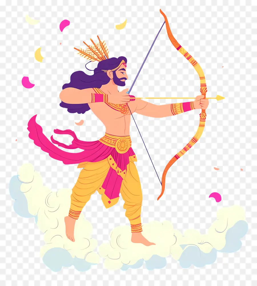 Dussehra，นักธนู PNG