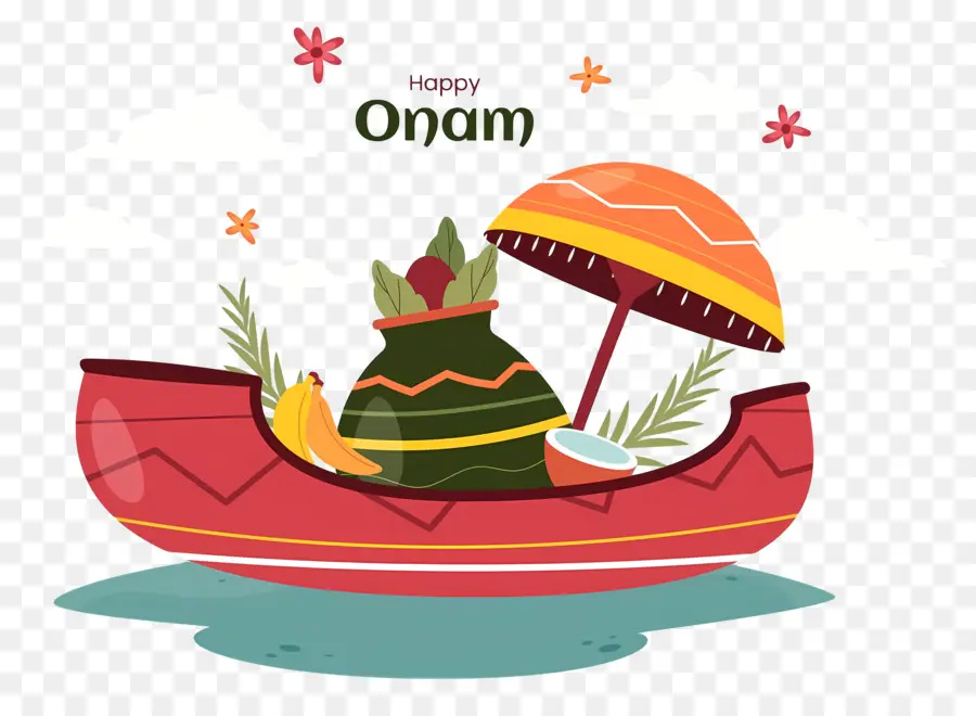 มีความสุข Onam，เรือ Onam PNG