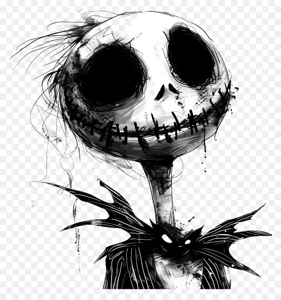 แจ็ค Skellington，ตัวละครโครงกระดูก PNG