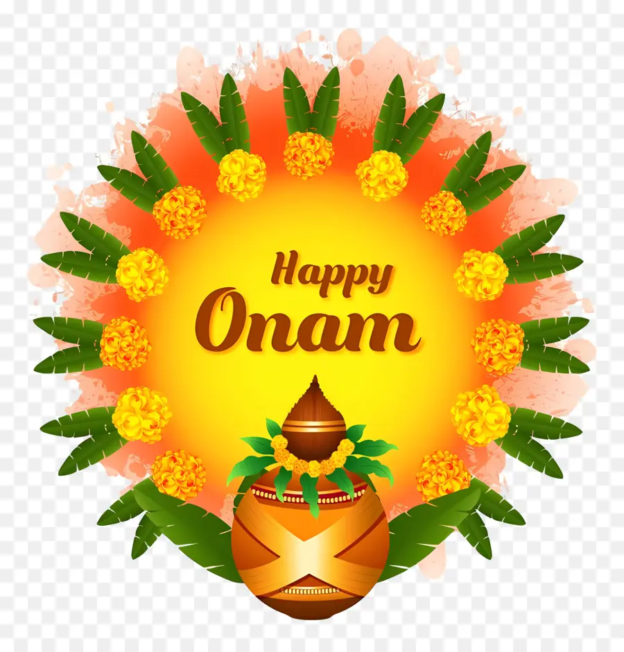 มีความสุข Onam，เทศกาล Onam PNG